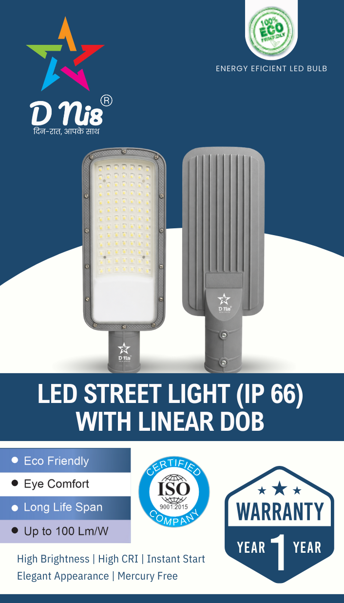 D ni8 LED Street Light (IP 66) with Linear DOB
