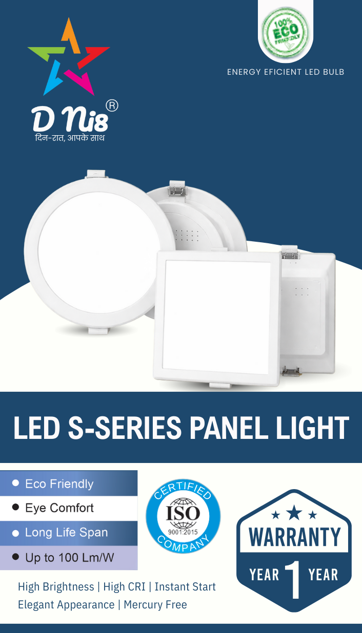 D ni8 LED S-Series Panel Light