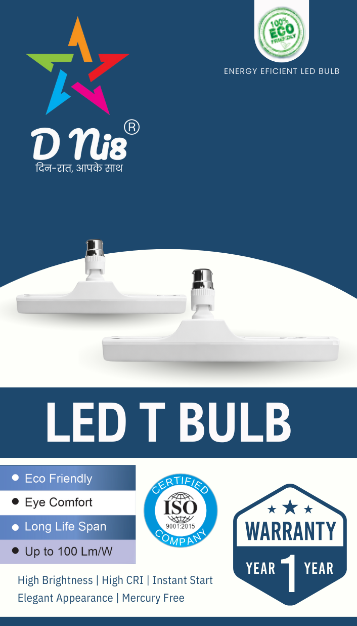 D ni8 LED T Bulb