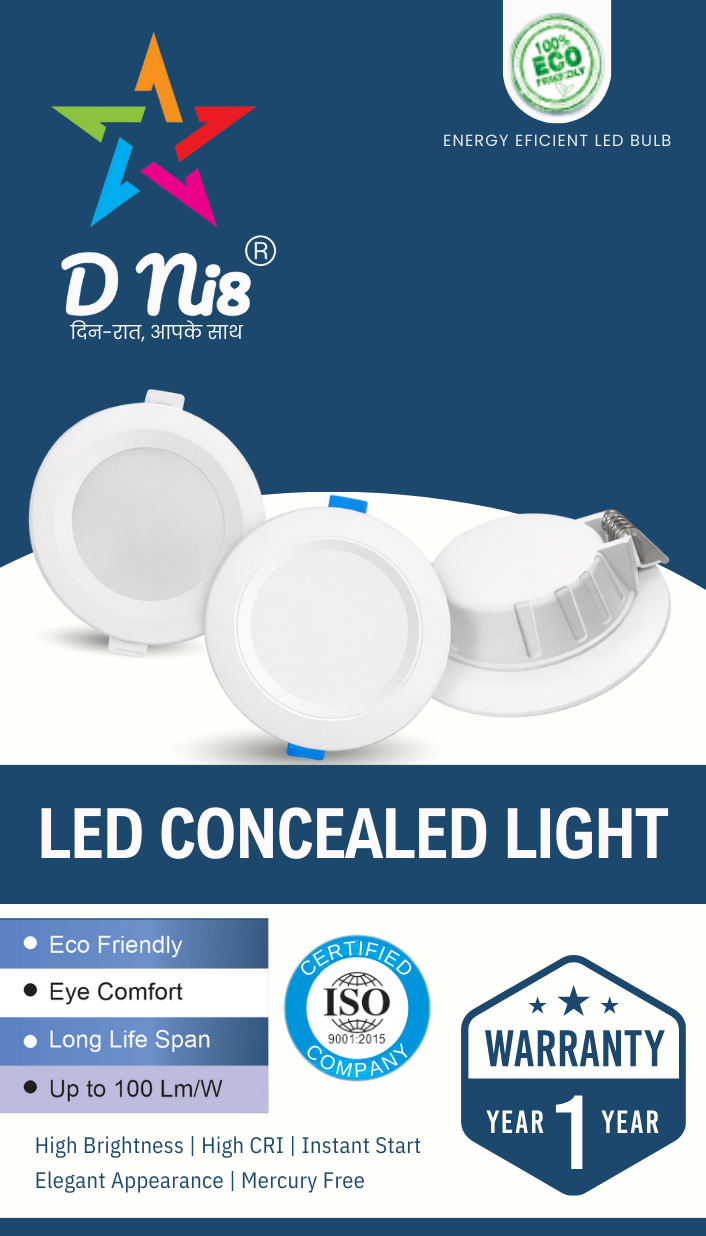 D ni8 LED Concealed Light