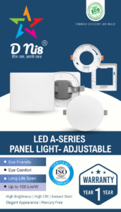 D ni8 LED A-Series Panel Light- Adjustable